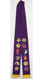Interfaith Purple & Gold Minister's StoleMythical Collectibles