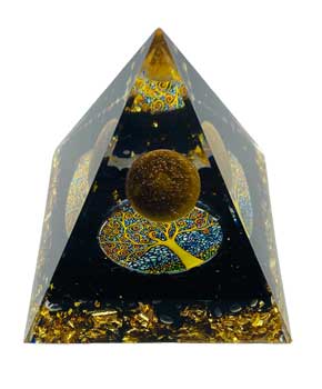 Tree of Life with Moon Orgonite PyramidMythical Collectibles