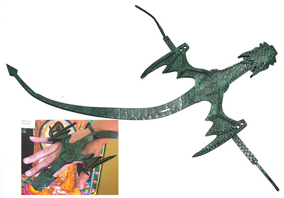 Green Dragon Hand Pet Mythical Collectibles