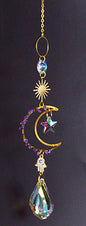 Celestial Crescent Sun Catcher Mythical Collectibles