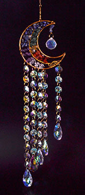 Gemstone & Moon Sun Catcher Mythical Collectibles
