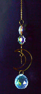 Crescent Moon Sun Catcher Mythical Collectibles
