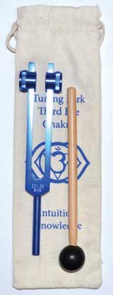 Third Eye Chakra Dark Blue Tuning ForkMythical Collectibles