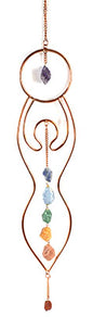 Goddess with Charka Stones Wall Hanging Mythical Collectibles