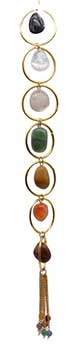 Gemstone 7 Chakra Wall HangingMythical Collectibles
